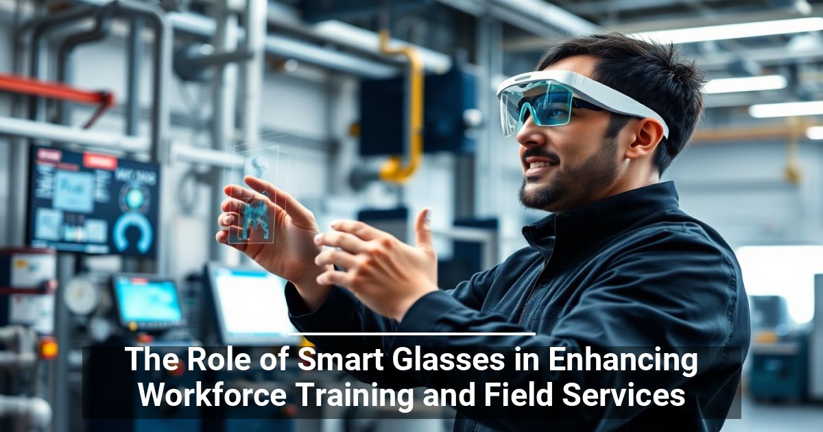 The Role of Smart Glasses in Enhancing Workforce Training and Field Services