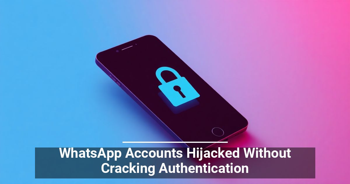 WhatsApp Accounts Hijacked Without Cracking Authentication
